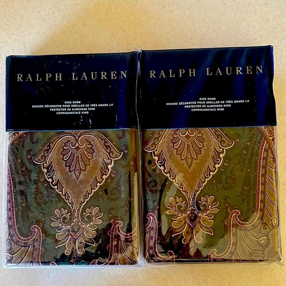 Ralph Lauren Great Compton King Pillow Sham